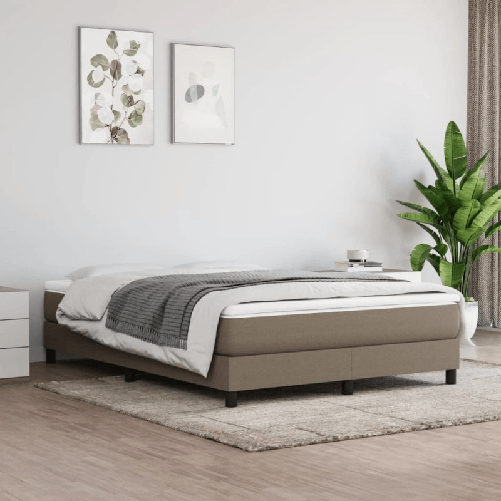 VidaXL Materasso a Molle Grigio Tortora 140x190x20 cm in Tessuto