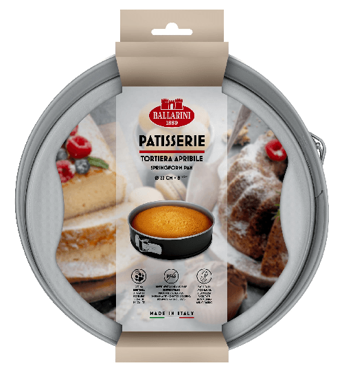 Ballarini Stampo Torta Apribile cm 22 Patisserie Antiaderente Alta Resistenza Ideale per Dolci e Torte