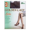 Golden-Lady-Collant-Velato-Leda-20-Den-Daino-2-Paia-Taglia-2