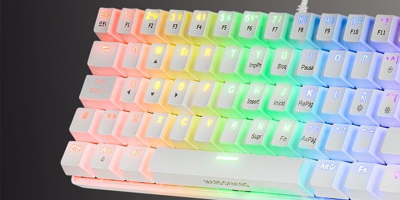 Mars-Gaming-MK60-tastiera-USB-QWERTY-Italiano-Bianco