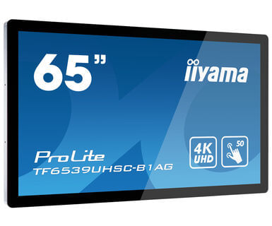 iiyama-TF6539UHSC-B1AG-lavagna-interattiva-1651-cm--65---3840-x-2160-Pixel-Touch-screen-Nero-USB