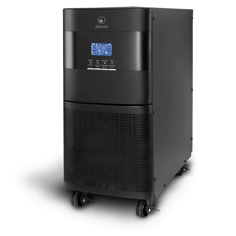 UPS-ATLANTIS-A03-OP10001-P-TOWER-Server-Online-10000VA--10000W--16x12V-9A-h-2xIEC-in-uscita-GRUPPO-PARALLELIZZABILE