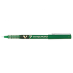 PILOT INCILITÀ LIQUIDE BOLIGRAPH V7 HI -Tecpoint Rollerball - Punto infilato fine 0,7 mm - Scate 0,5 mm - colore verde