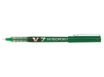 PILOT-INCILITA-LIQUIDE-BOLIGRAPH-V7-HI--Tecpoint-Rollerball---Punto-infilato-fine-07-mm---Scate-05-mm---colore-verde