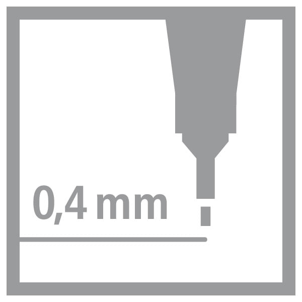 Punto-di-stabolo-88-Marker-di-punta-in-fibra-fine---Storm-04-mm---Inchiostro-a-base-d-acqua---colore-del-pistacchio