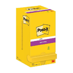 Post-It Confezione 12 Super Sticky 76x76mm Giallo