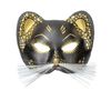 widmann-6466n-maschera-domino-pantera-ass.-oro-arg-nero