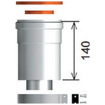 Ariston Kit Partenza Verticale 60-100 Con Raccolta Condensa