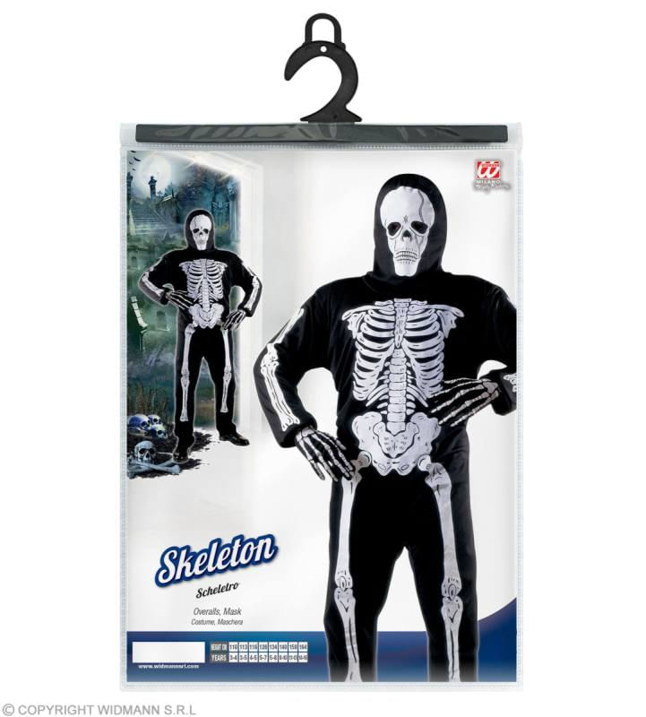 WIDMANN-38117-COSTUME-SCHELETRO-8-10-CM-140--3811