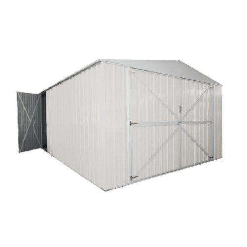 Box-in-Acciaio-Zincato-360x514cm-x-h2.32m---320KG---185mq-garage-deposito-attrezzi----BIANCO