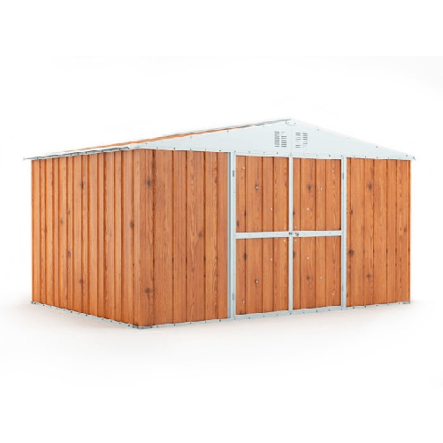 Capanno-per-esterno-403x269cm-x-h-215cm---149kg---1084mq-box-in-acciaio-casetta-da-giardino---LEGNO