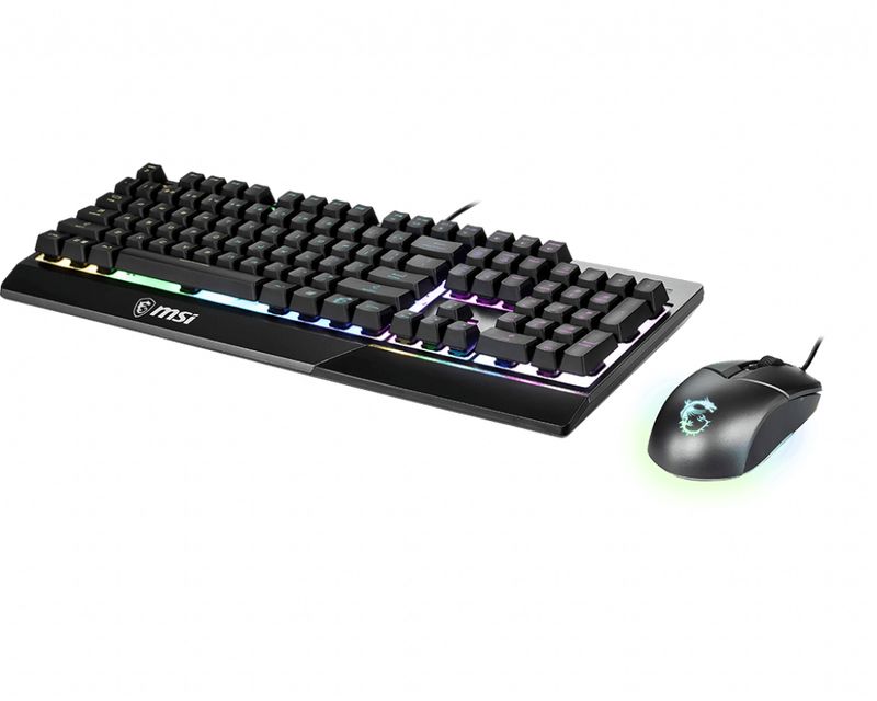 MSI-S11-04DE601-CLA-tastiera-Mouse-incluso-USB-QWERTY-Inglese-britannico-Nero