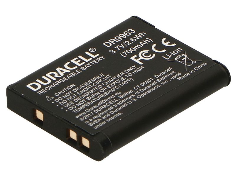 Duracell-DR9963-Batteria-per-fotocamera-videocamera-Ioni-di-Litio-700-mAh