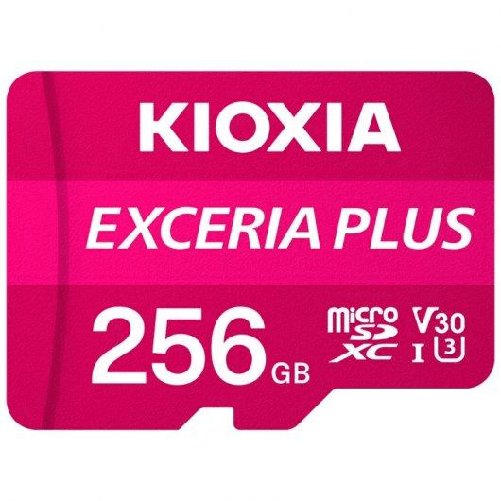 Kioxia-Exceria-Plus-Micro-SDXC-256GB-UHS-I-U3-V30-A1-Classe-10-con-adattatore