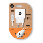 Caricabatterie da muro TechOneTech 25W PD + cavo USB-C a USB-C
