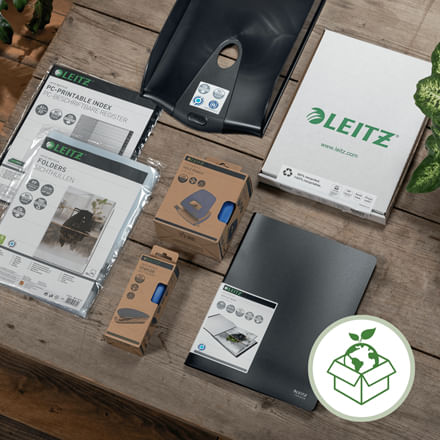 LEITZ-Vaschetta-portacorrispondenza-in-A4-verde-chiaro-Leitz-Recycle