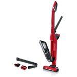 Bosch Serie 4 BBH3ZOO28 scopa elettrica Aspirapolvere a bastone Batteria Secco Senza sacchetto 0,4 L Nero, Rosso 2,15 Ah