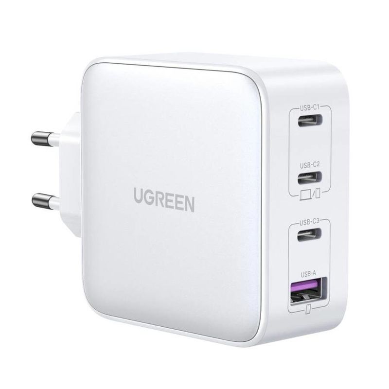 Ugreen-15337-Caricabatterie-per-dispositivi-mobili-Universale-Bianco-AC-Ricarica-rapida-Interno