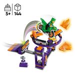 LEGO-City-Stuntz-60359-Sfida-Acrobatica--Schiacciata-sulla-Rampa-Set-2-in-1-con-Moto-Giocattolo-Dinosauro-Carica-e-Vai