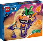 LEGO-City-Stuntz-60359-Sfida-Acrobatica--Schiacciata-sulla-Rampa-Set-2-in-1-con-Moto-Giocattolo-Dinosauro-Carica-e-Vai