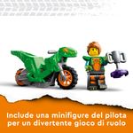 LEGO-City-Stuntz-60359-Sfida-Acrobatica--Schiacciata-sulla-Rampa-Set-2-in-1-con-Moto-Giocattolo-Dinosauro-Carica-e-Vai