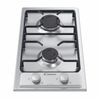 Candy-Idea-CHW23X-Stainless-steel-Da-incasso-28.8-cm-Gas-2-Fornello-i-