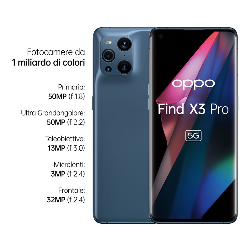 Oppo-Find-X3-Pro-5G---Smartphone-Blu-256GB-12GB