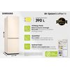 Samsung-RB38C603DEL-frigorifero-Combinato-EcoFlex-AI-Libera-installazione-con-congelatore-Wifi-2m-390-L-Classe-D-Sabbia