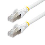 StarTech.com Cavo Ethernet CAT 6a - 2m - Bianco - Cavo di rete LAN Low Smoke Zero Halogen (LSZH)