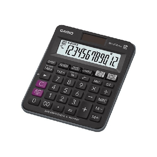 Casio-MJ-120D-Plus-calcolatrice-Desktop-Calcolatrice-di-base-Nero