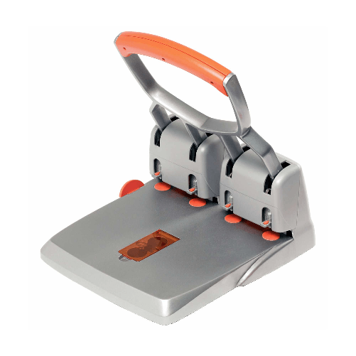 RAPID-PERFORATORE-4-FORI-PASSO-80-MAX-150fg-RAPID-HDC150-4-GRIGIO-ARANCIO
