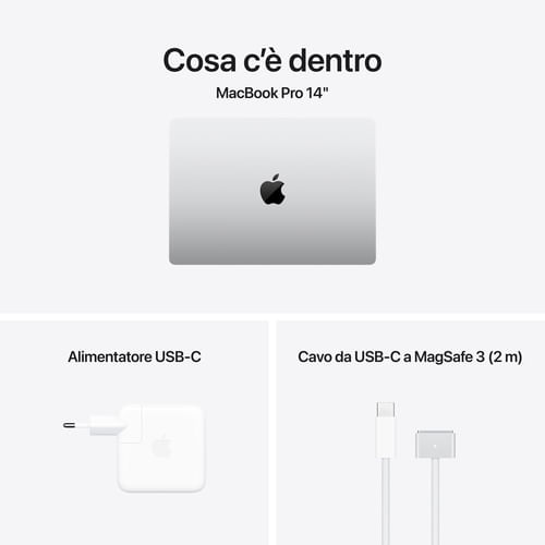 Apple-MacBook-Pro-14--Chip-M4-con-cpu-10-core-e-gpu-10-core-1TB-SSD---Argento