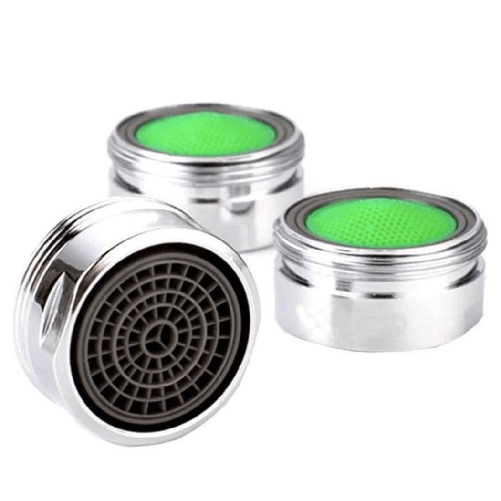 Cleafe-set 2 Pz Aeratore Filtro Per Rubinetto In Ottone M24 Rompigetto Tappo 24 Mm 69171 -