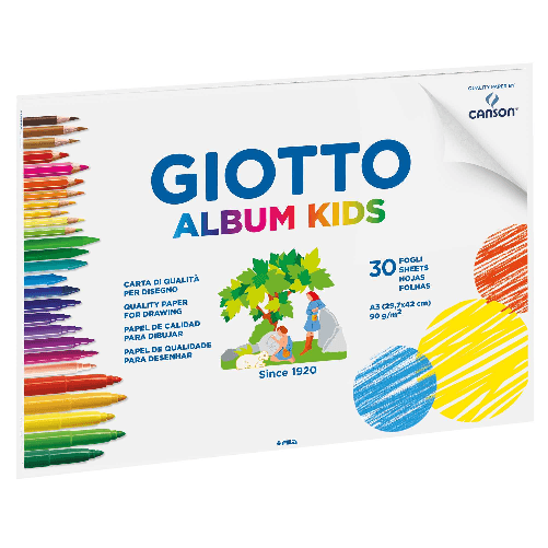 GIOTTO-Album-Little-Kids-2--f.to-A3-90gr-30fg-Giotto