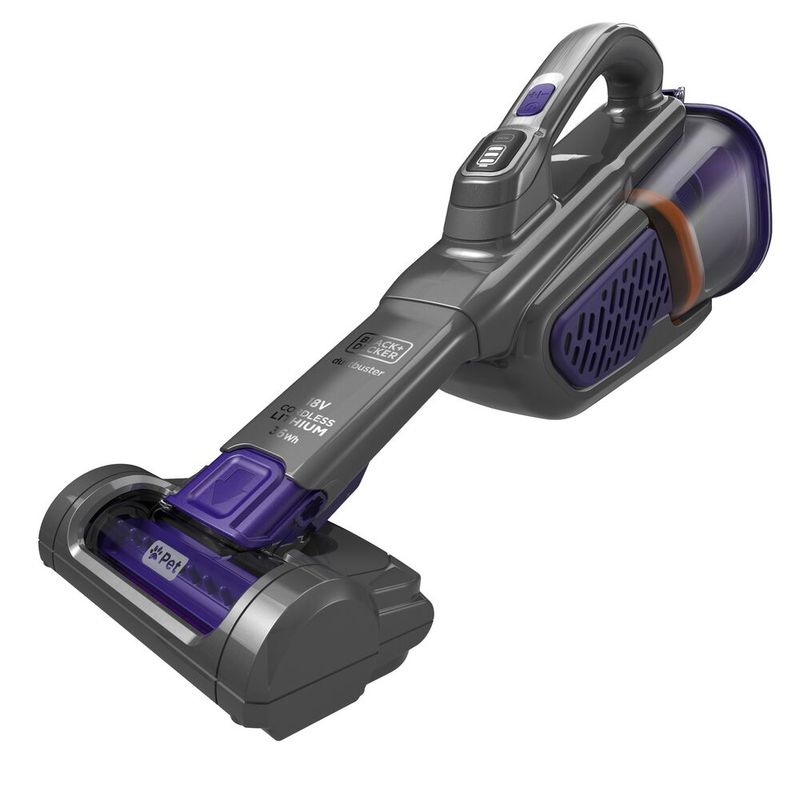 Black-and-Decker-BHHV520BFP-aspirapolvere-senza-filo-Nero-Viola-Senza-sacchetto