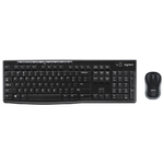 Logitech Wireless Combo MK270 tastiera Mouse incluso Casa USB QWERTY Inglese UK Nero