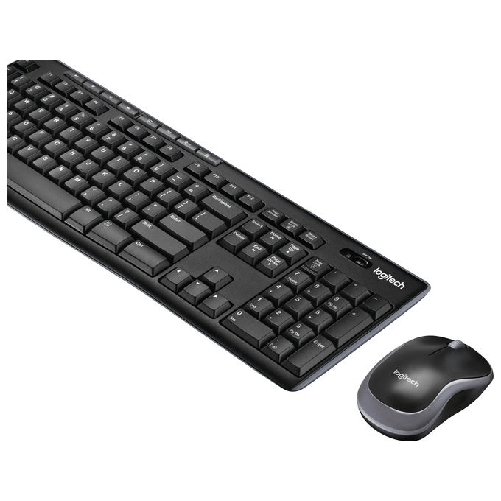 Logitech-Wireless-Combo-MK270-tastiera-Mouse-incluso-USB-QWERTY-Inglese-Nero