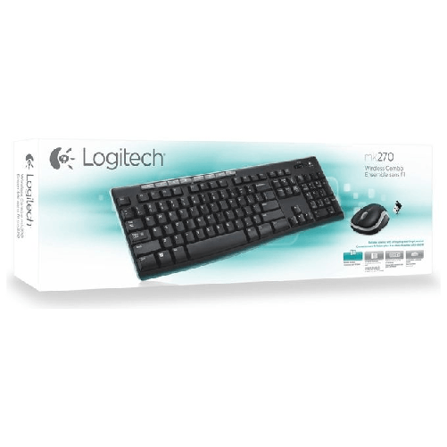 Logitech-Wireless-Combo-MK270-tastiera-Mouse-incluso-USB-QWERTY-Inglese-Nero