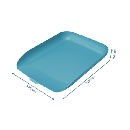 LEITZ-Vaschetta-portacorrispondenza-blu-Cosy-Leitz