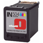 Olivetti-Colour-ink-jet-cartridge-IN504-cartuccia-d-inchiostro-Originale-Ciano-Magenta-Giallo