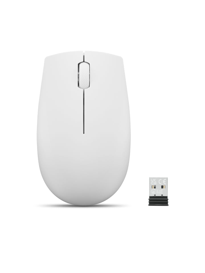 Lenovo 300 WIRELESS ?GREY mouse Ambidestro RF Wireless Ottico 1000 DPI