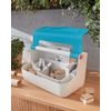 LEITZ-Cassetta-portaoggetti-con-maniglia-blu-Cosy-Leitz