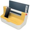 LEITZ-Cassetta-portaoggetti-con-maniglia-Giallo-Cosy-Leitz