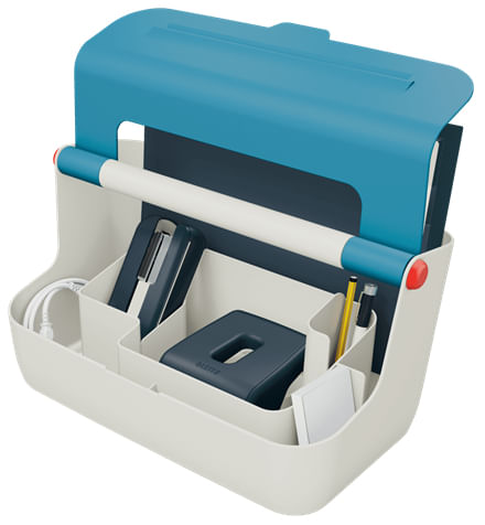 LEITZ-Cassetta-portaoggetti-con-maniglia-blu-Cosy-Leitz