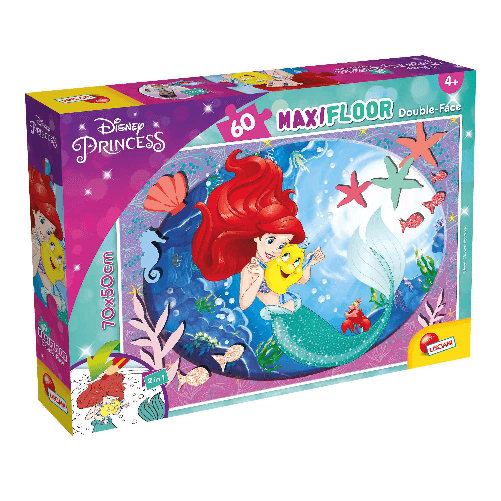 LISCIANI-Puzzle-Maxi-60pz-\-\-Disney-Little-Mermaid\-\--Lisciani