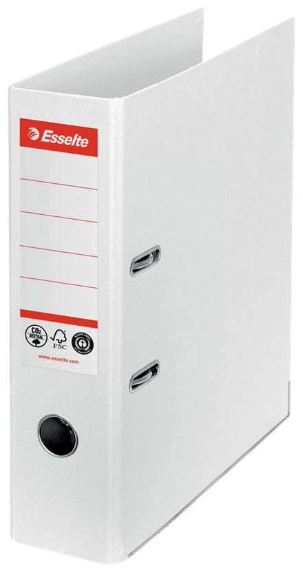 ESSELTE-Registratore-a-leva-Dorso-75mm-bianco-CO2-neutral-Esselte