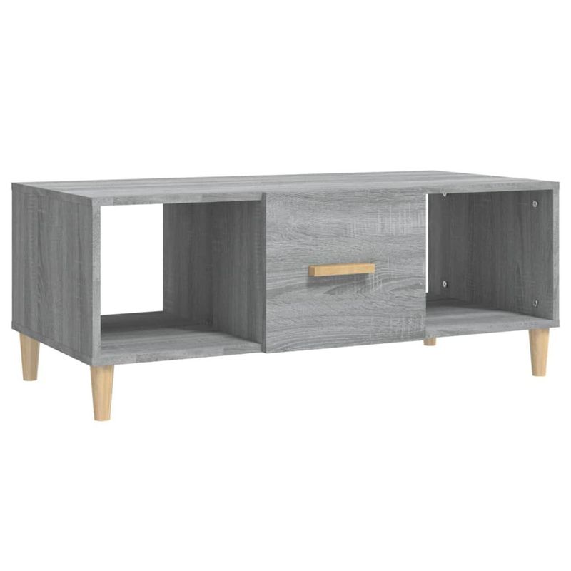 Tavolino-da-Salotto-Grigio-Sonoma-102x50x40cm-Legno-Multistrato