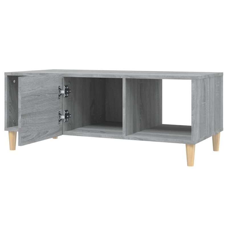Tavolino-da-Salotto-Grigio-Sonoma-102x50x40cm-Legno-Multistrato