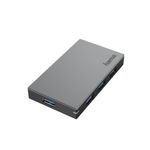 Hama 00200115 hub di interfaccia USB 3.2 Gen 1 (3.1 Gen 1) Type-A 5000 Mbit/s Antracite, Grigio