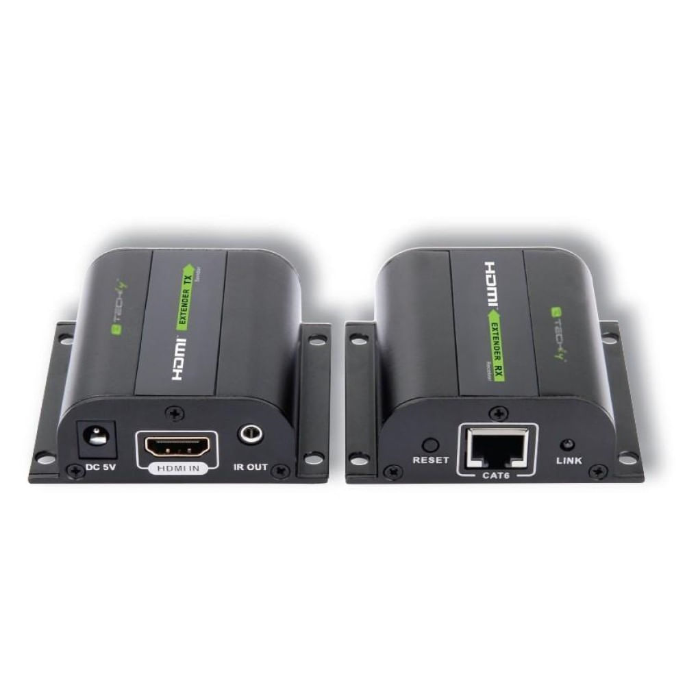 Techly Extender HDMI Full HD 3D IR su cavo Cat.5E/6/6A/7 60m Autoregolato (IDATA EXT-E70I)